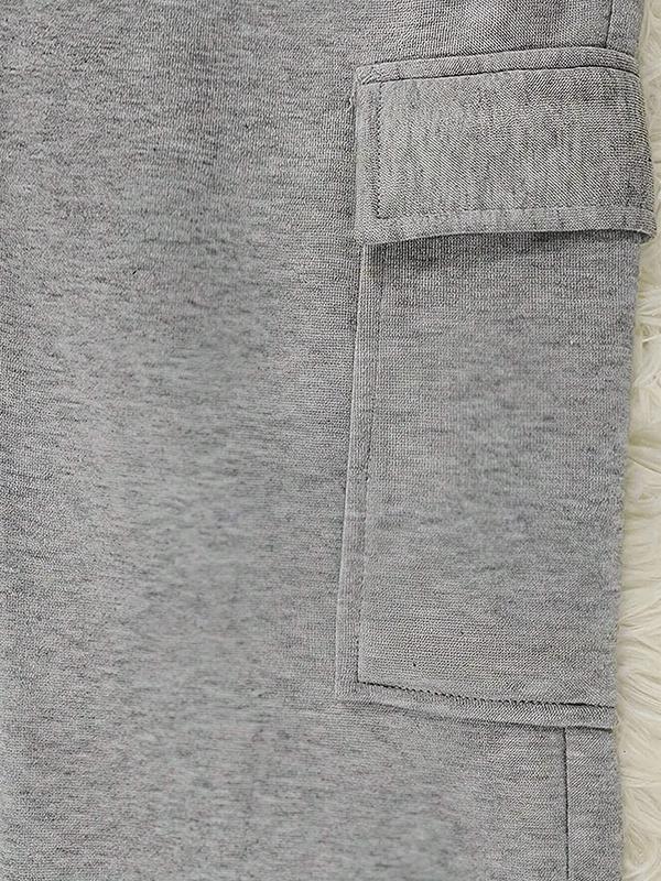 Women's Side Pocket Stacked Sweatpants