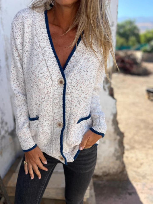 Casual V-neck Cardigan Jacket