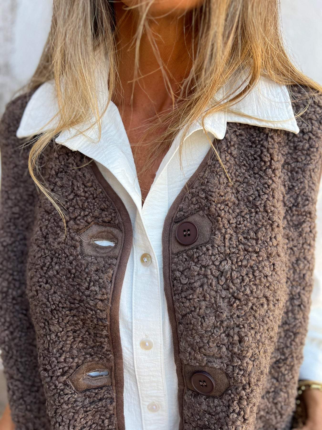 Spring Casual Sherpa Vest Jacket