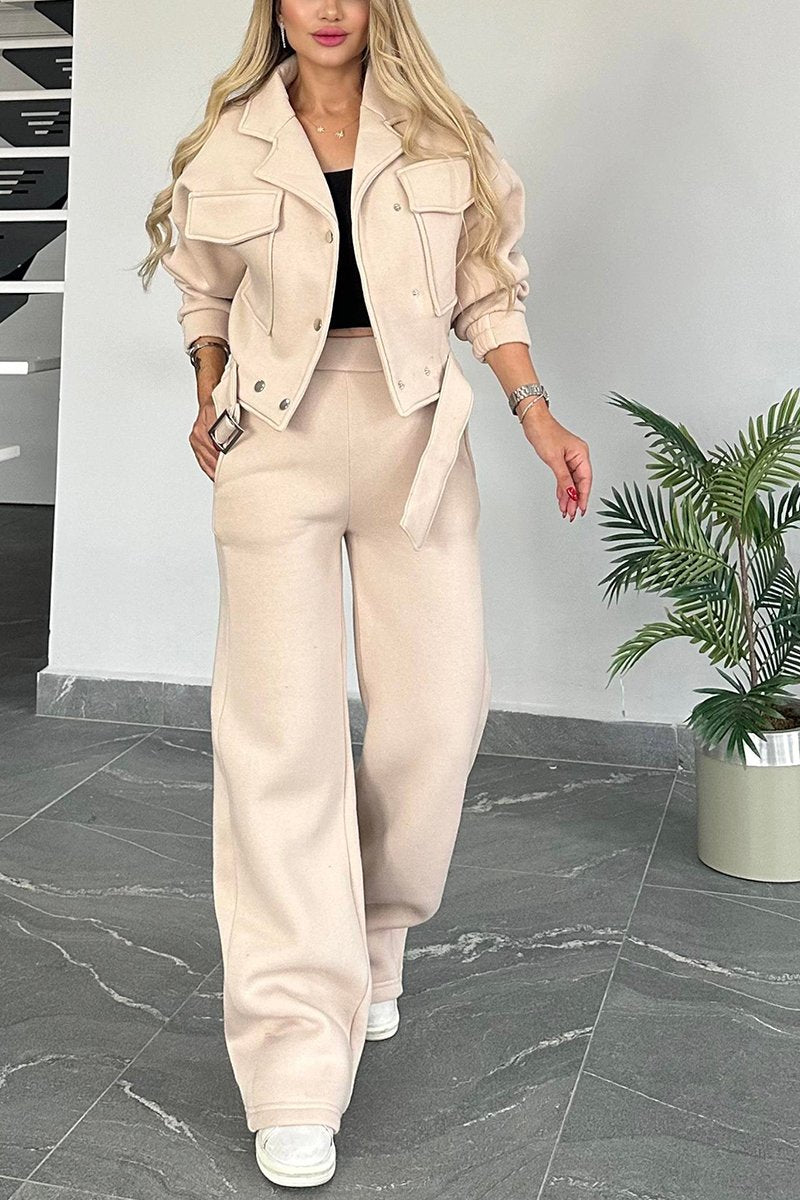 Women's Lapel Long-sleeved Workwear Casual Suit