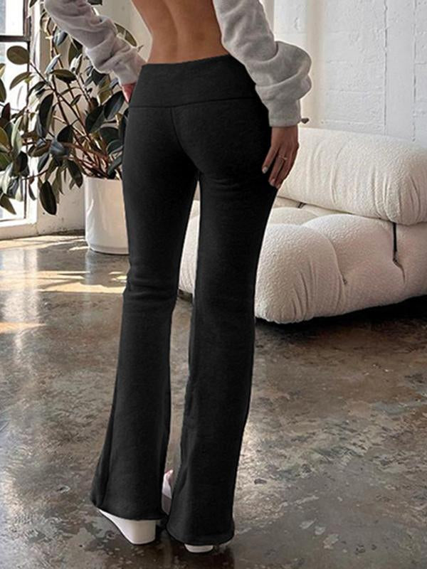 Basic solid color high-waisted micro-stretch sports leggings autumn and winter all-in-one slim casual sweatshirt