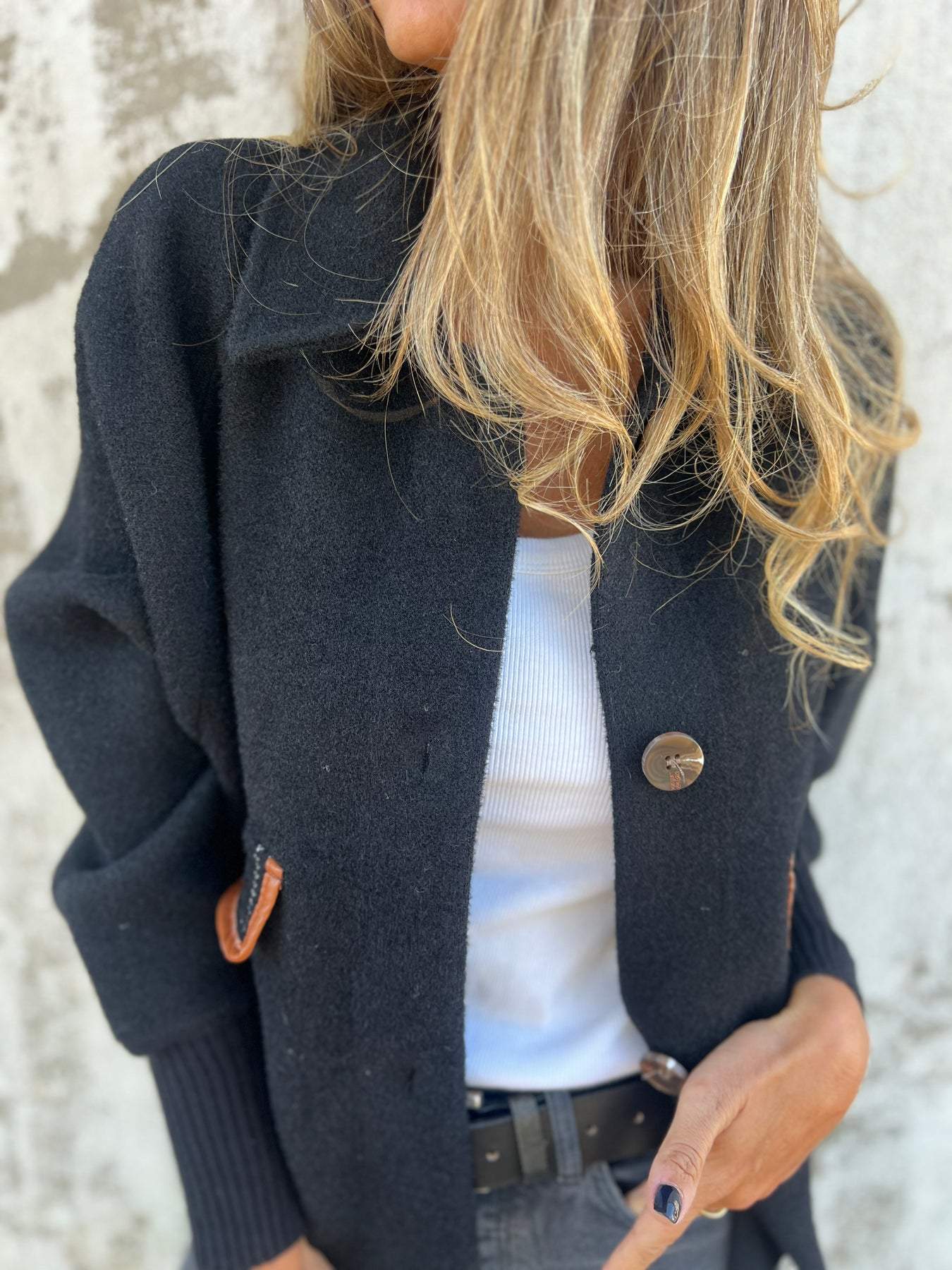 Casual Lapel Single-breasted Long-sleeved Jacket