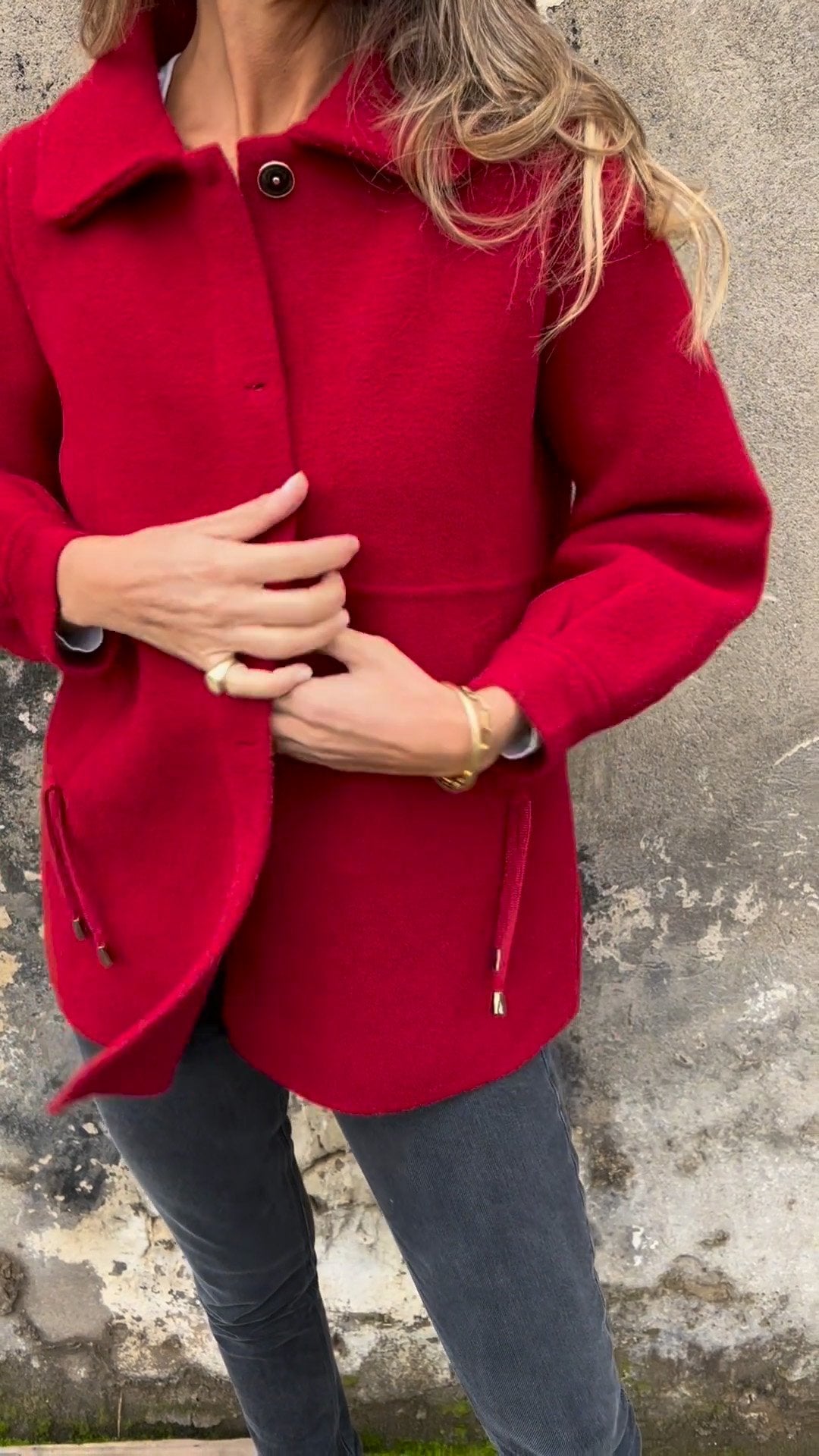 Women's Slim-fit Base Breasted Coat