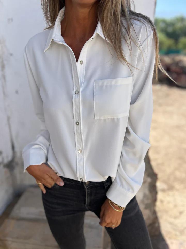 Casual Lapel Single-breasted Shirt