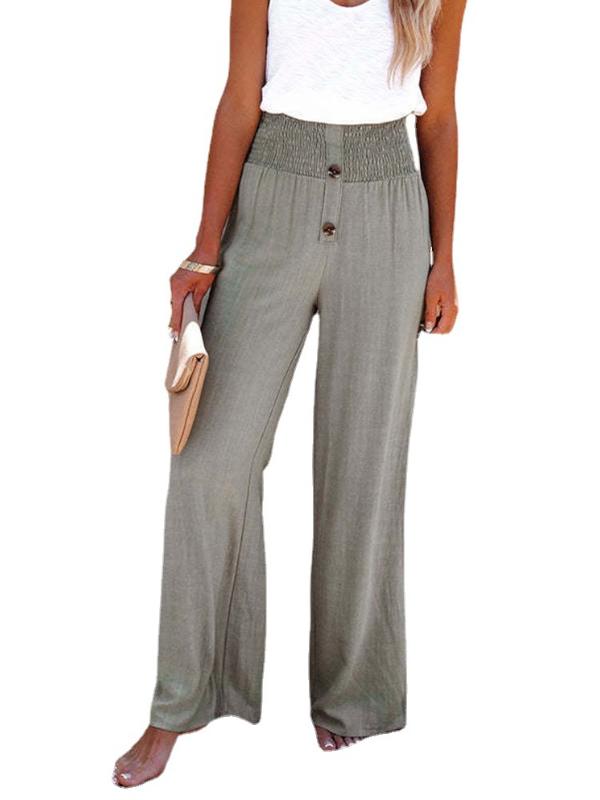 Loose Casual Wide-Leg Women 'S Trousers