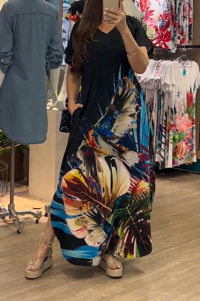 Summer Printed Casual Dress