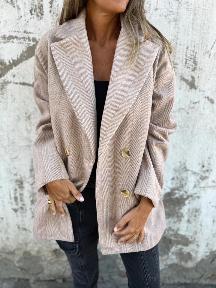 Casual Lapel Long Blazer