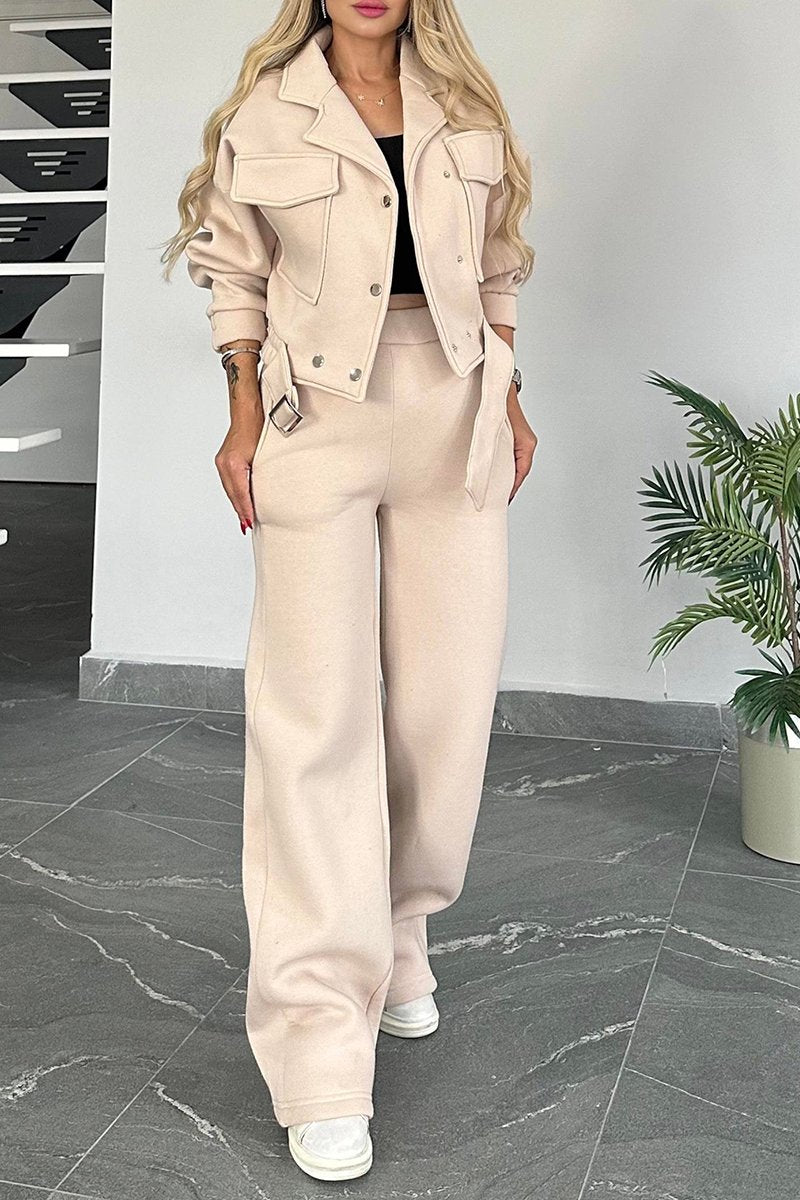 Women's Lapel Long-sleeved Workwear Casual Suit