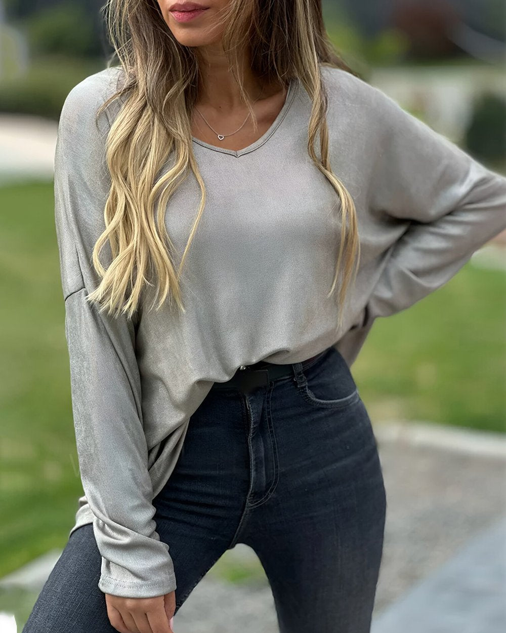 Women's Fashionable Casual Loose Long Sleeves