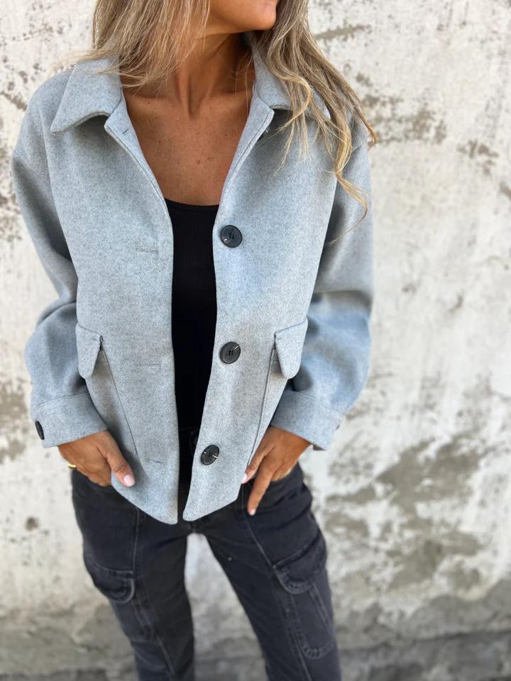 Casual Lapel Single-breasted Jacket