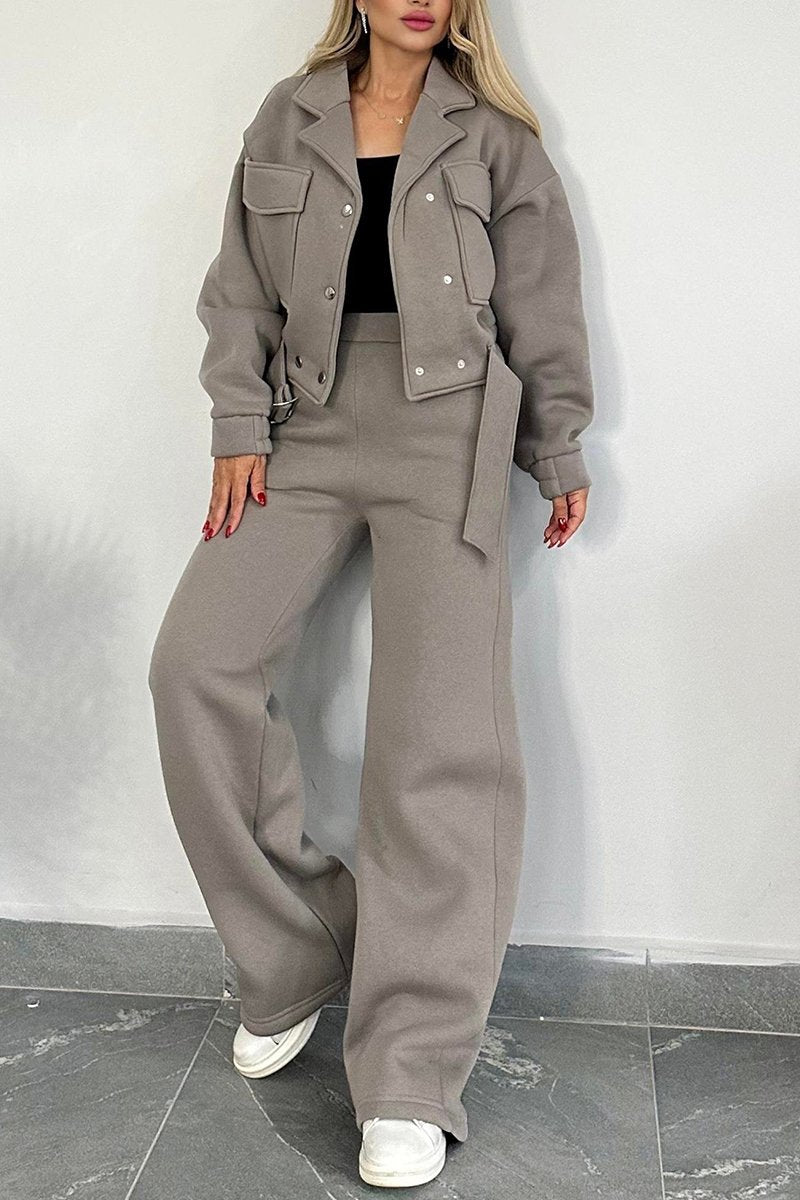 Women's Lapel Long-sleeved Workwear Casual Suit