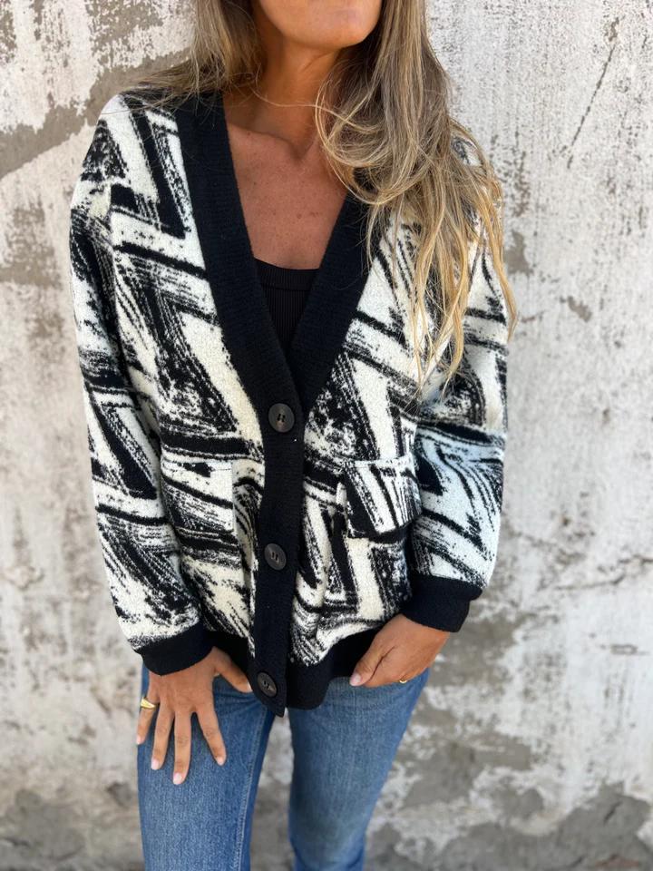 Casual V-neck Cardigan Jacket