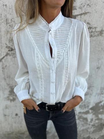 Casual Round Neck Long Sleeve Top