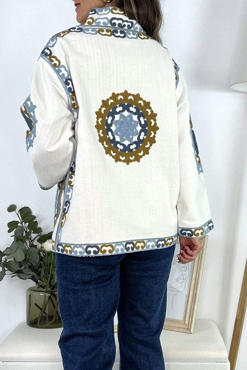 Women's Casual Bohemia Print Cardigans