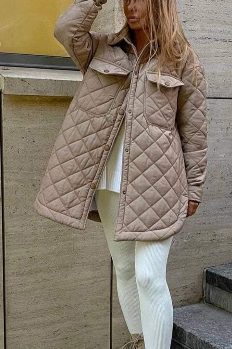 Women's Casual Lapel Single-breasted Jacket