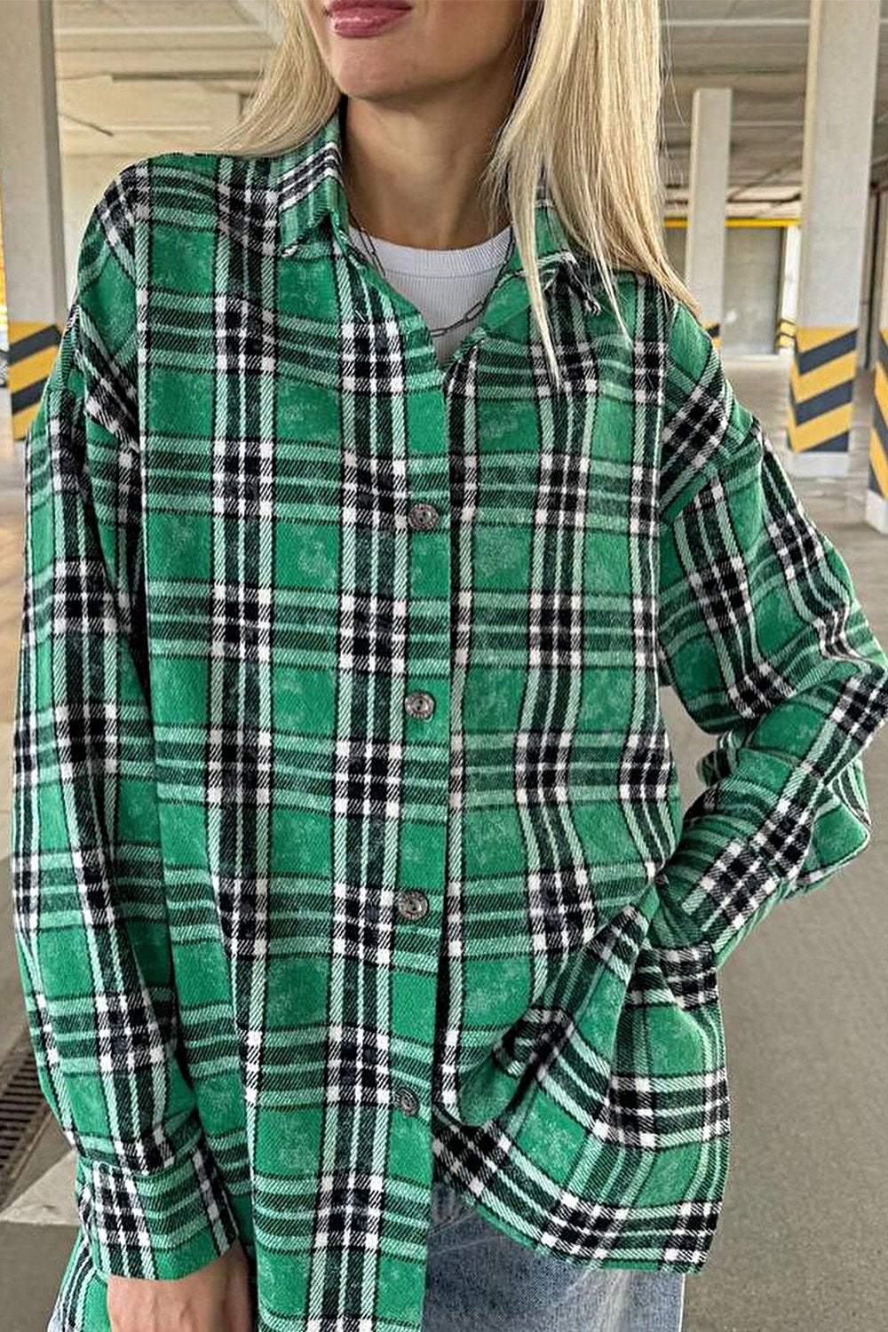 Women's Plaid Casual Shirt Tops