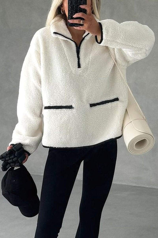 Women's lamb wool pullover