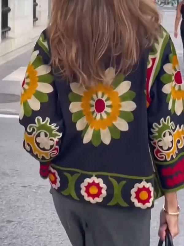 Women's Printed Cardigan