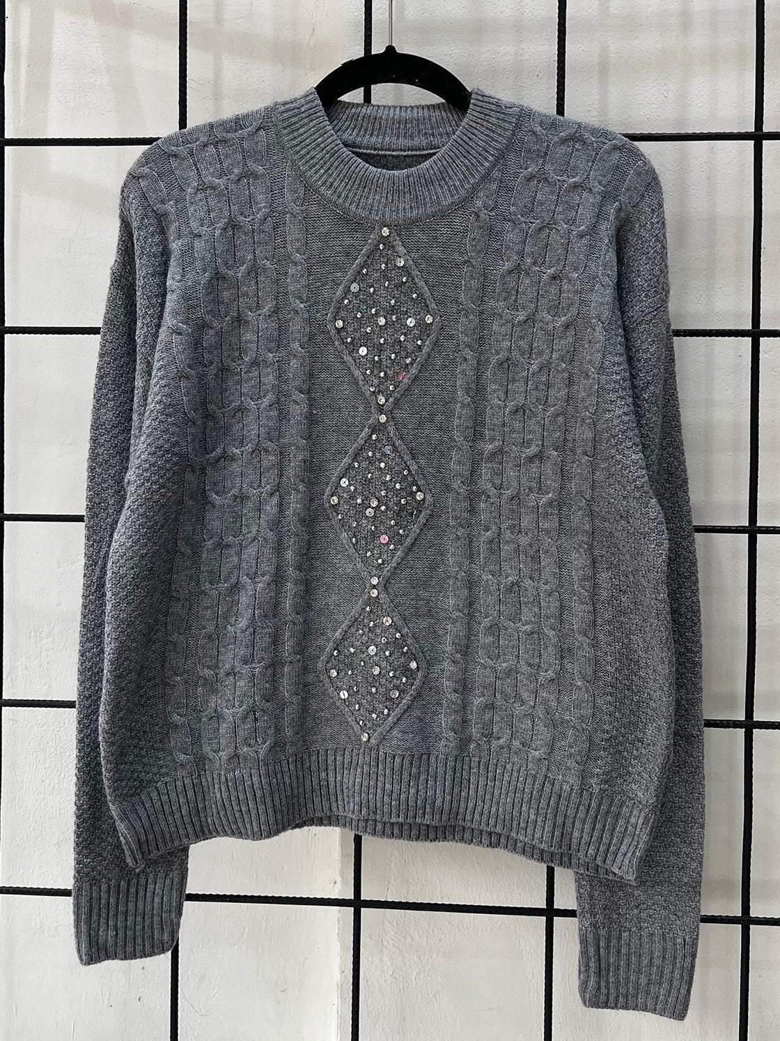 Women's Casual Sequined Sweater