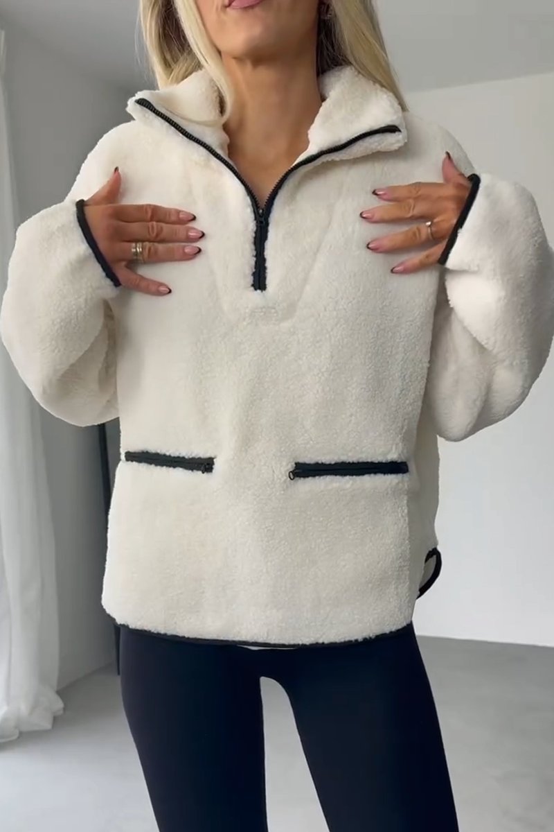 Women's lamb wool pullover