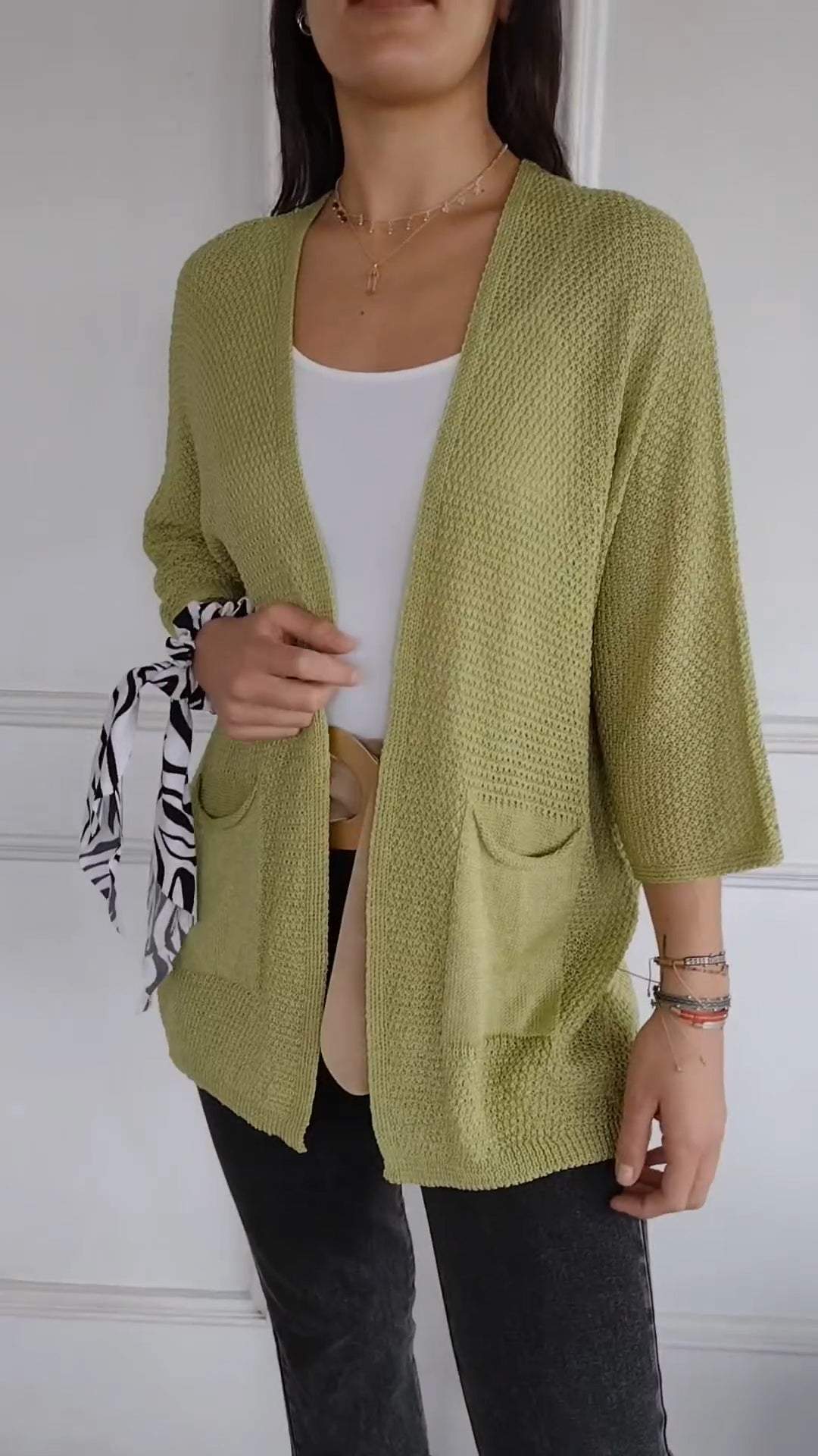 Women's Knitted Long Sleeve Casual Cardigan