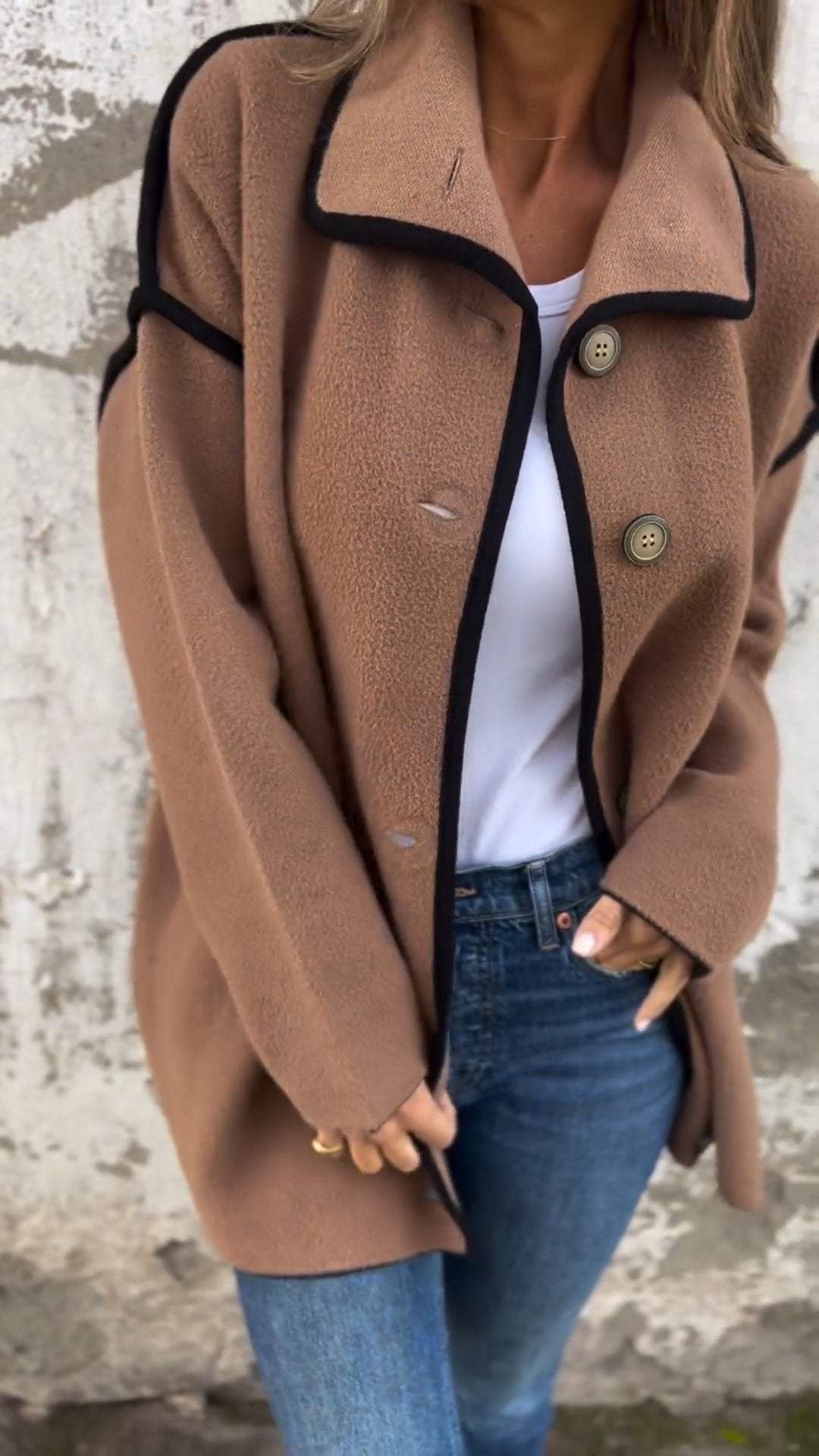 Women's Lapel Long Sleeve Autumn Jacket