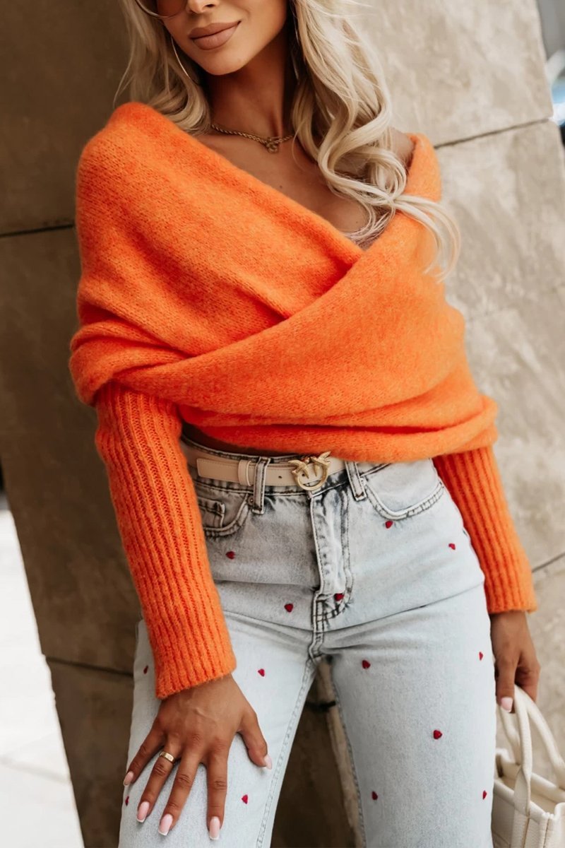 Women Should Wear Knitted Long-sleeved Sweaters In Autumn