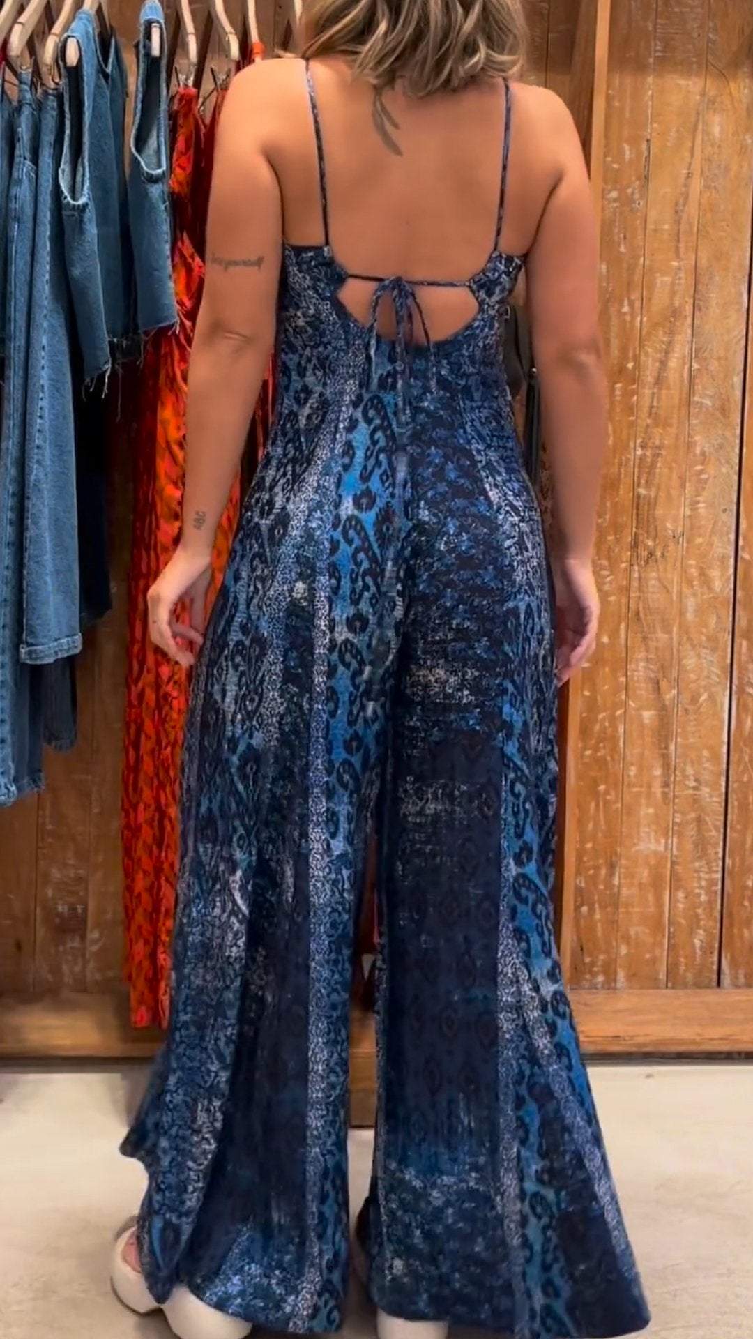 Women's Printed Camisole Jumpsuit