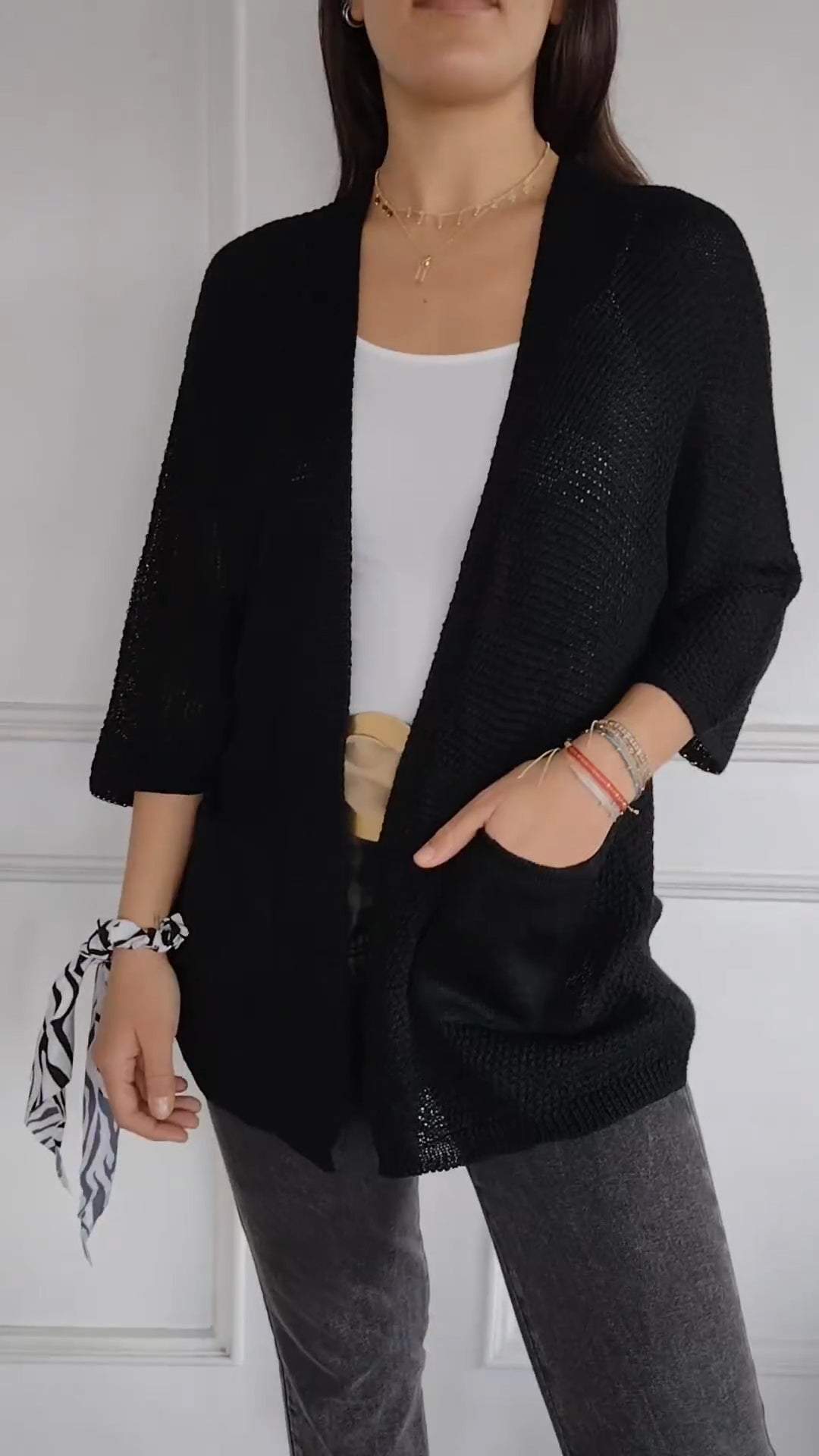 Women's Knitted Long Sleeve Casual Cardigan