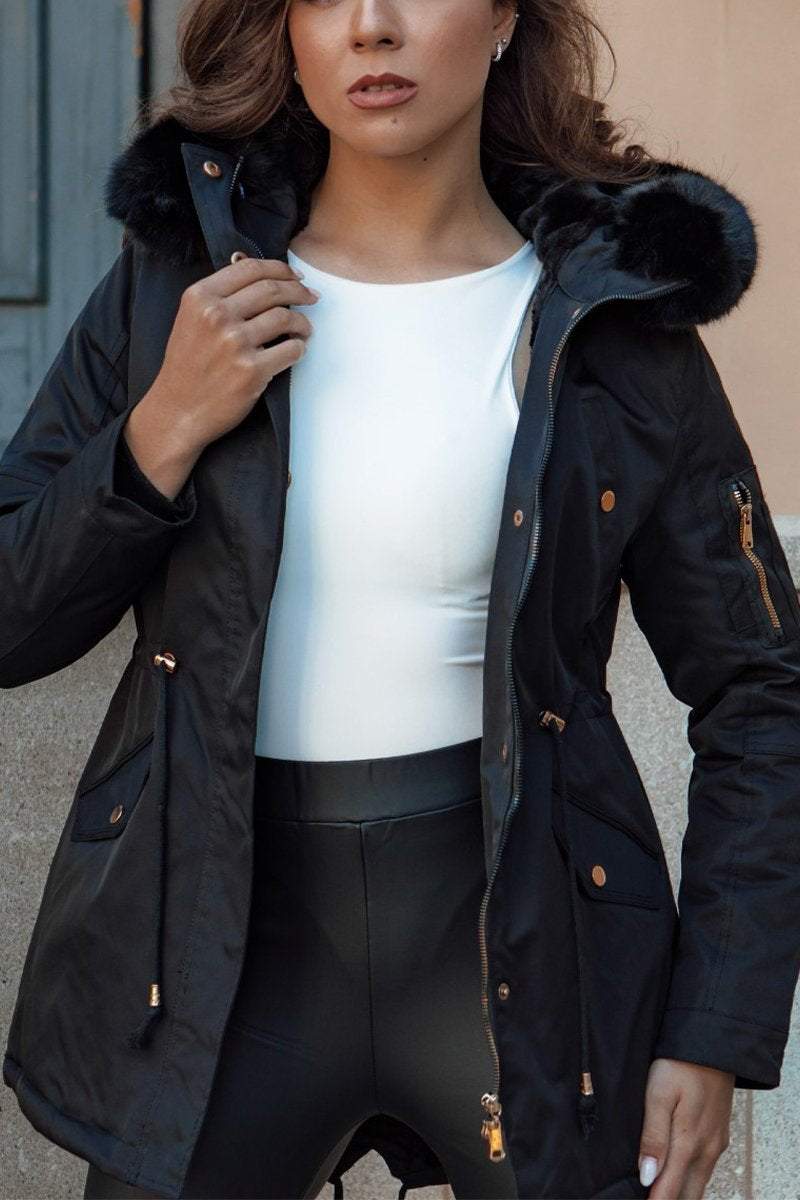 Women's Autumn and Winter Casual Hooded Waist Coat