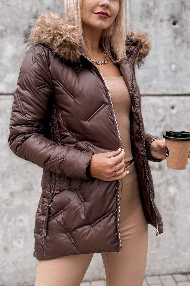 Women's Casual Hooded Thick Coat