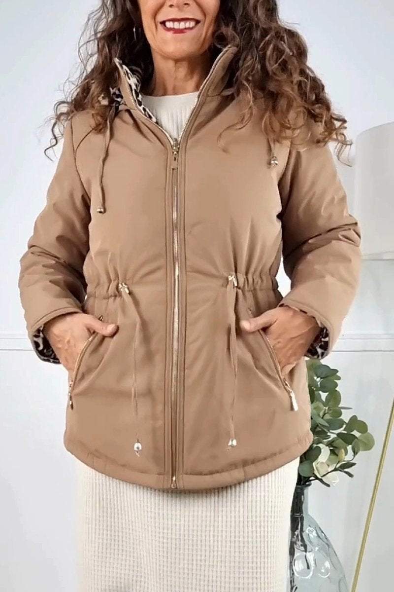 Women's Casual Hooded Short Cotton Coat