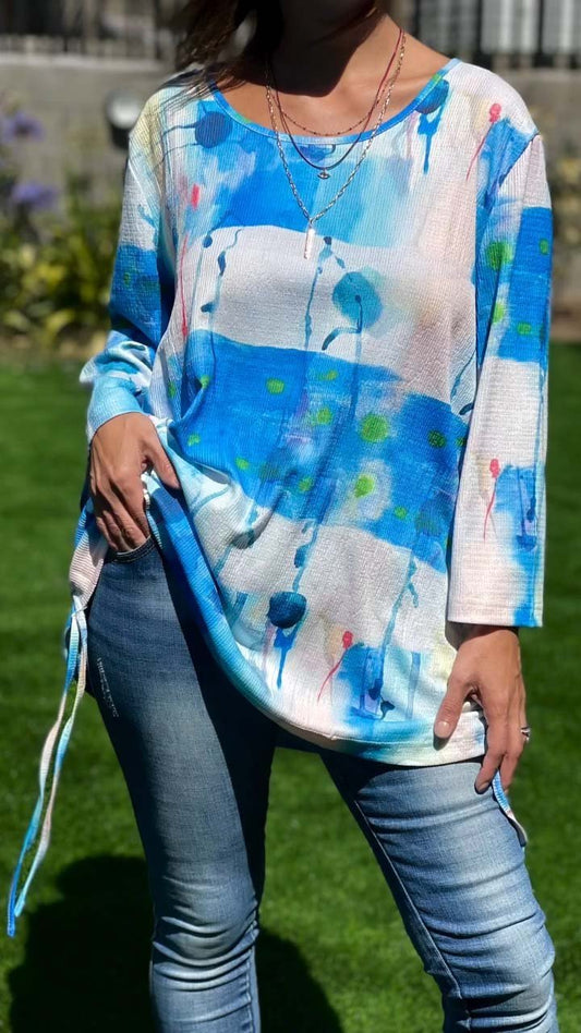 Women's Casual Print Long Sleeve Top