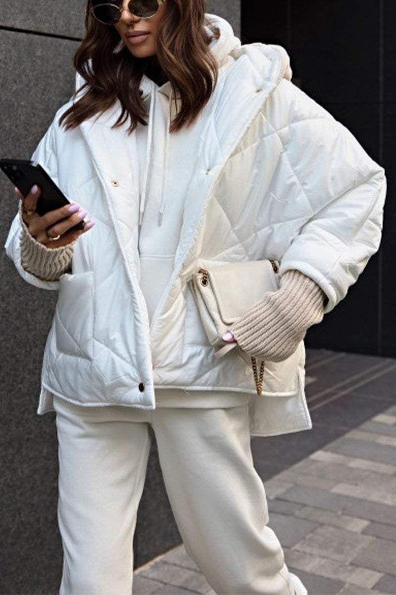 Women's Casual Hooded Thick Cotton Coat