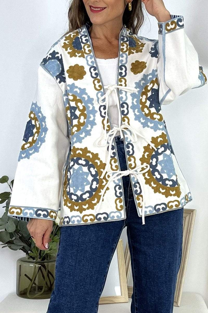 Women's Casual Bohemia Print Cardigans