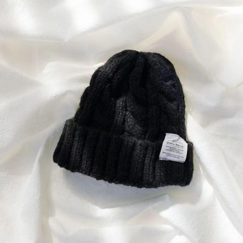 Women's Woolen Autumn and Winter All-match Face Small Knitted Hat