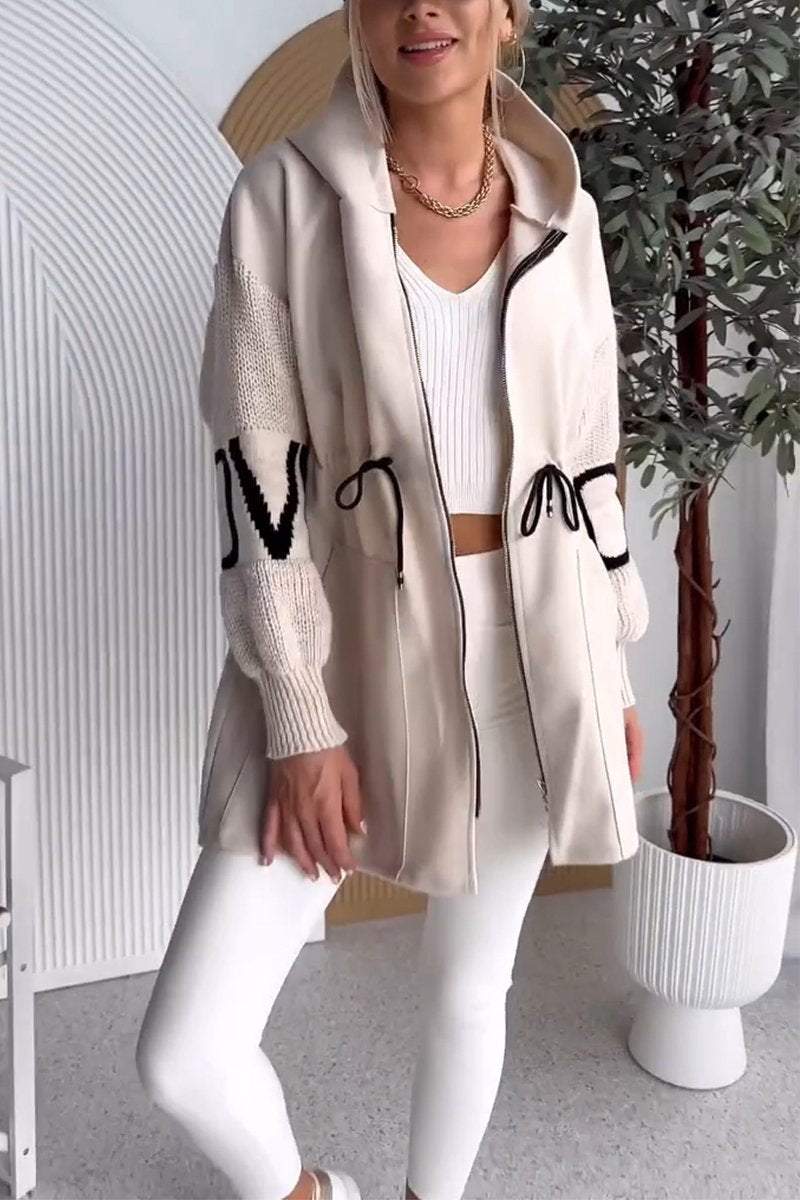 Women's Casual Hooded Short Jacket