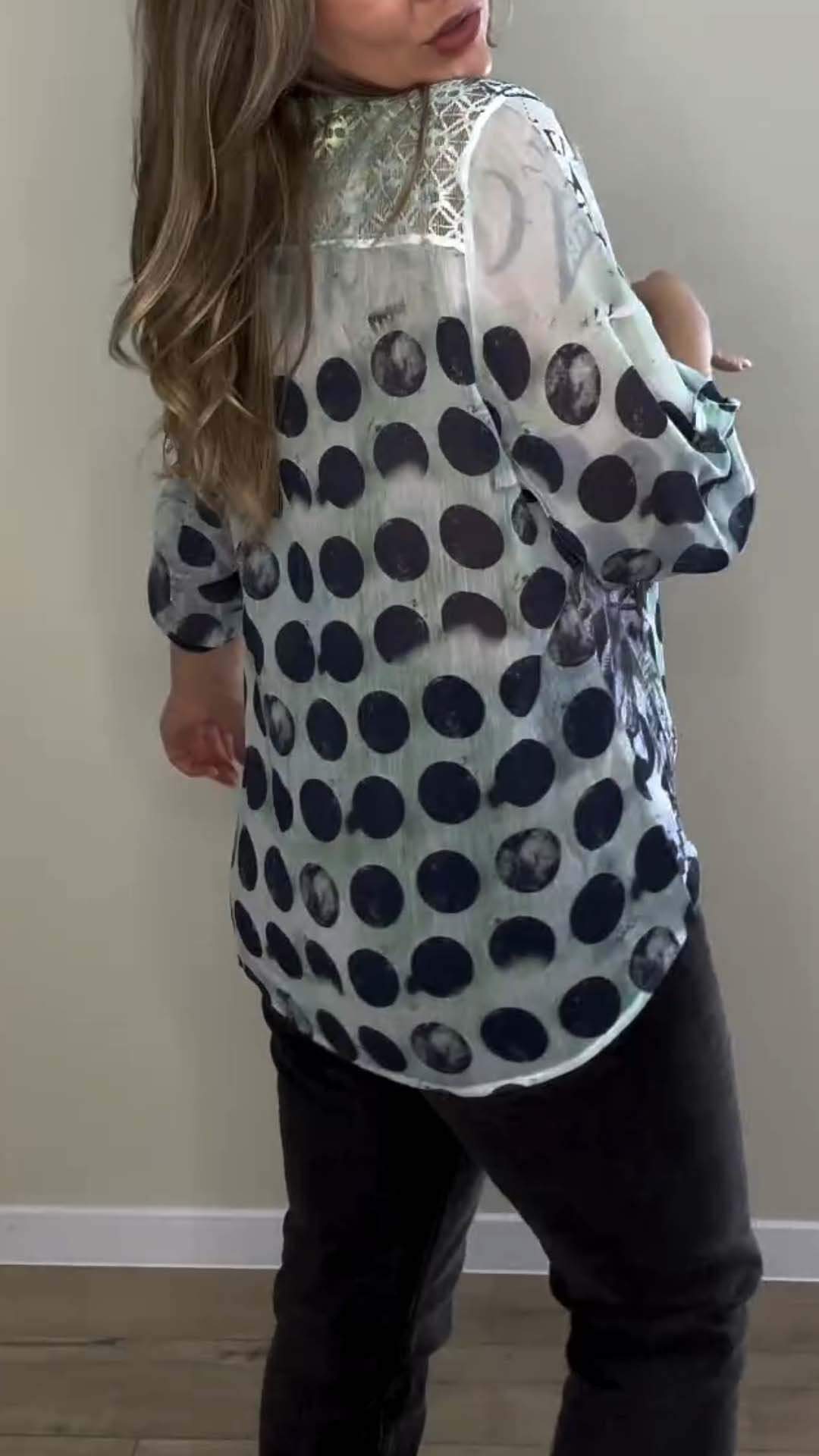 Women's Casual Print Long Sleeve Top