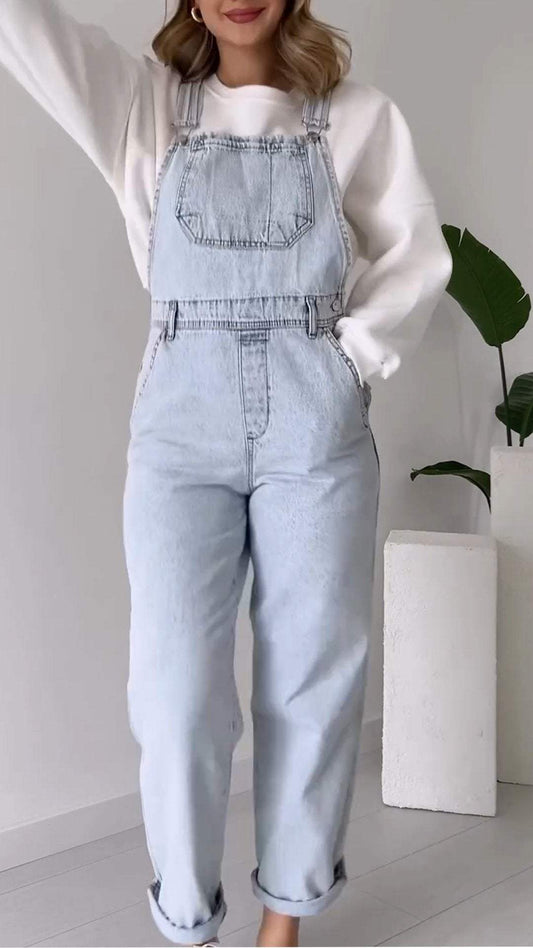 Women's Denim Casual Overalls