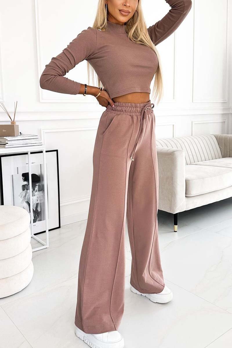 Women's casual slim solid color suit