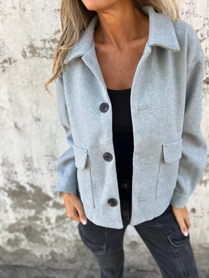 Casual Lapel Single-breasted Jacket